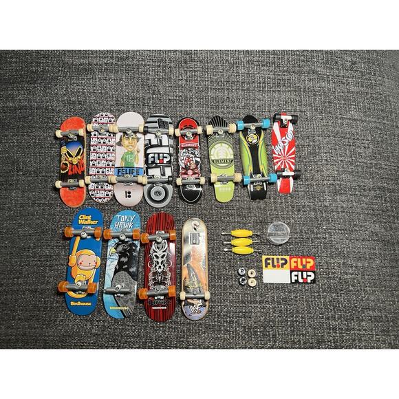 Tech Deck, Circuit Boards, Fingerboard Group Lot Of 12 With Accessories - Picture 1 of 9